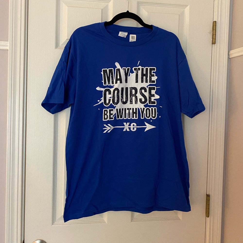 Cross country t-shirt. May the course be with you
